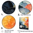 thumbnail image 3 of Designart "Geometric Cubism Clam Seashores" Clam Floater Framed Canvas Prints, 3 of 5