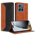 thumbnail image 1 of Phone Case for Motorola Edge 50 Neo FOXDOCK Premium Leather,Creative Dual-Color Cover with Card Slot,Shockproof, 1 of 7