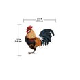 thumbnail image 2 of WIRESTER Set of 2pcs Car Air Freshener Fragrance Vent Clip Decoration with Lemon Scented Pad - Dutch Bantam Chickens, 2 of 7