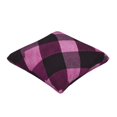 thumbnail image 3 of Multi-Size Linen Sofa Pillow Cover Invisible Zipper Open And Close Strong Use For Sofa Chair Garden Sofa Car Argyle Plaid Darkorchid_1 20"X20", 3 of 8