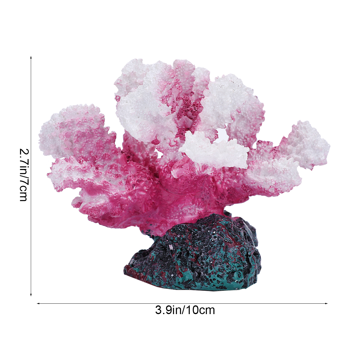 VORCOOL Artificial Aquarium Decor, Resin Coral, Safe for Fresh and Salt Water, Unique Violet Landscape, 1Pc