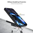 thumbnail image 3 of Google Pixel 9 Pro Shockproof Skin Touch Feeling Frosted Slim TPU Shell Cover Luxury Matte Case For Pixel 9 Pro, 3 of 5