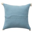 thumbnail image 6 of Ox Bay Sasha 18" x 18" Blue Chevron Stripe Turkish Cotton Adult Decorative Throw Pillow, 6 of 8