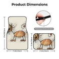 thumbnail image 5 of Fuzoiu Brown Cat Cartoon Print Carpet Floor Mats for Car,Car Foot Mat Set,Universal Fit 4 Piece Mat Pad Set,Fits Most Cars Trucks Vans Sedans SUV Auto Carpet Mat Se, 5 of 7
