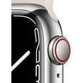 thumbnail image 3 of Restored Apple Watch Series 7 GPS + LTE 45MM Starlight Aluminum Case Starlight Sport Band (Refurbished), 3 of 3