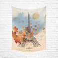 thumbnail image 2 of CADecor Maple Leaf And Eiffel Tower Wall Hanging Tapestry 60x80 Inch Home Decor, 2 of 2