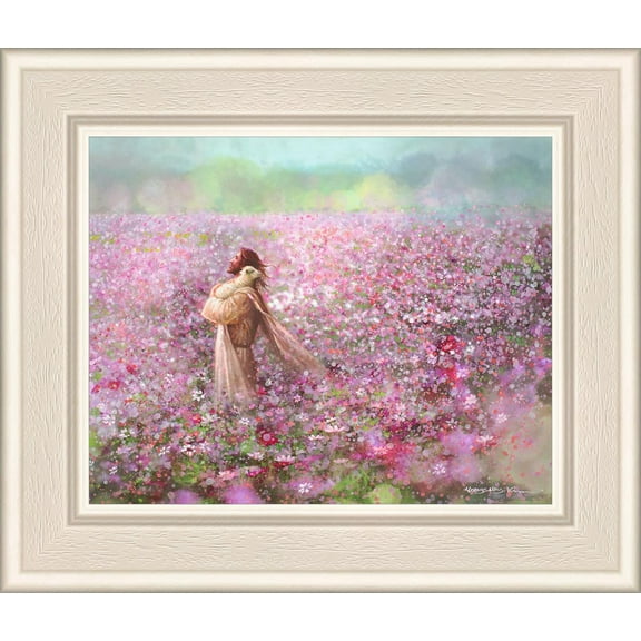 10 X 8 Calming Embrace by Yongsung Kim With Whitewood Frame