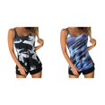 thumbnail image 1 of (2-Pack) Rinsvye Women'S High Waist Printed Tankini Swimsuit With Adjustable Straps And Removable Cups Two Piece Set For Swimwear Beach Pool Summer Outfit, 1 of 5