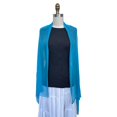thumbnail image 4 of Wrapables Lightweight Sheer Solid Color Georgette Scarf, Sky Blue, 4 of 9
