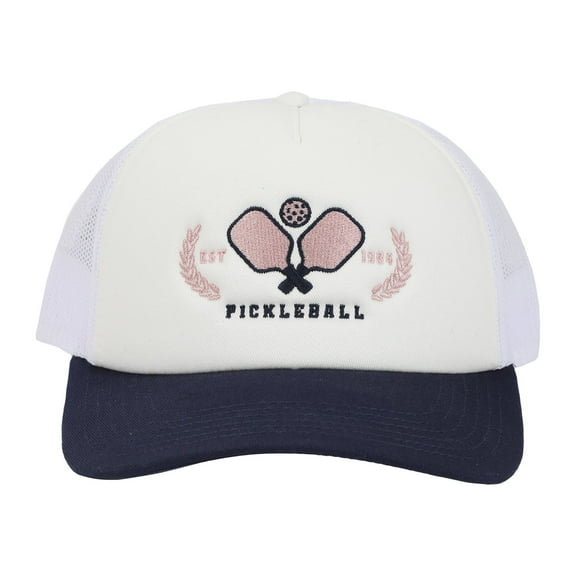 Pickleball Paddles White Foam Trucker Hat