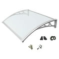 thumbnail image 1 of Toldo para ventana Toldo para puerta Toldo para puerta multiusos transparente y resistente Toldo para ventana para balcón Jardín al aire libre Ventana 60cmx80cm, 1 of 8