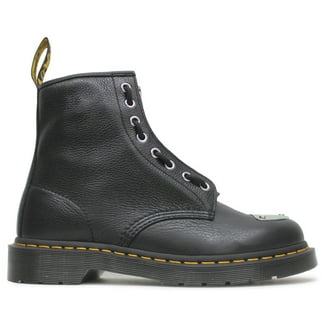 Dr. Martens Mens 1460 Mono Leather Solid Combat Boots Black 4