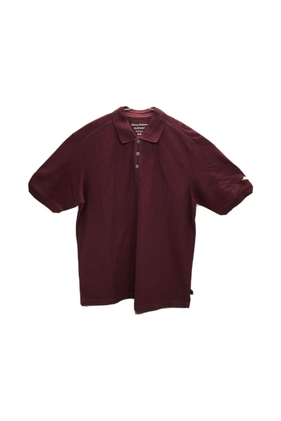 Men's T222077 Emfielder Short Sleeve Polo Shirt Maroon Berry M