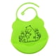 thumbnail image 1 of Babero suave para niños , babero de silicona para bebés, babero pequeño para Hipopótamo_verde, 1 of 7