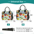 thumbnail image 4 of FORMRS Insulated Lunch Bag Unisex Large Capacity with Shoulder Strap, Green Tomatoes, 4 of 6