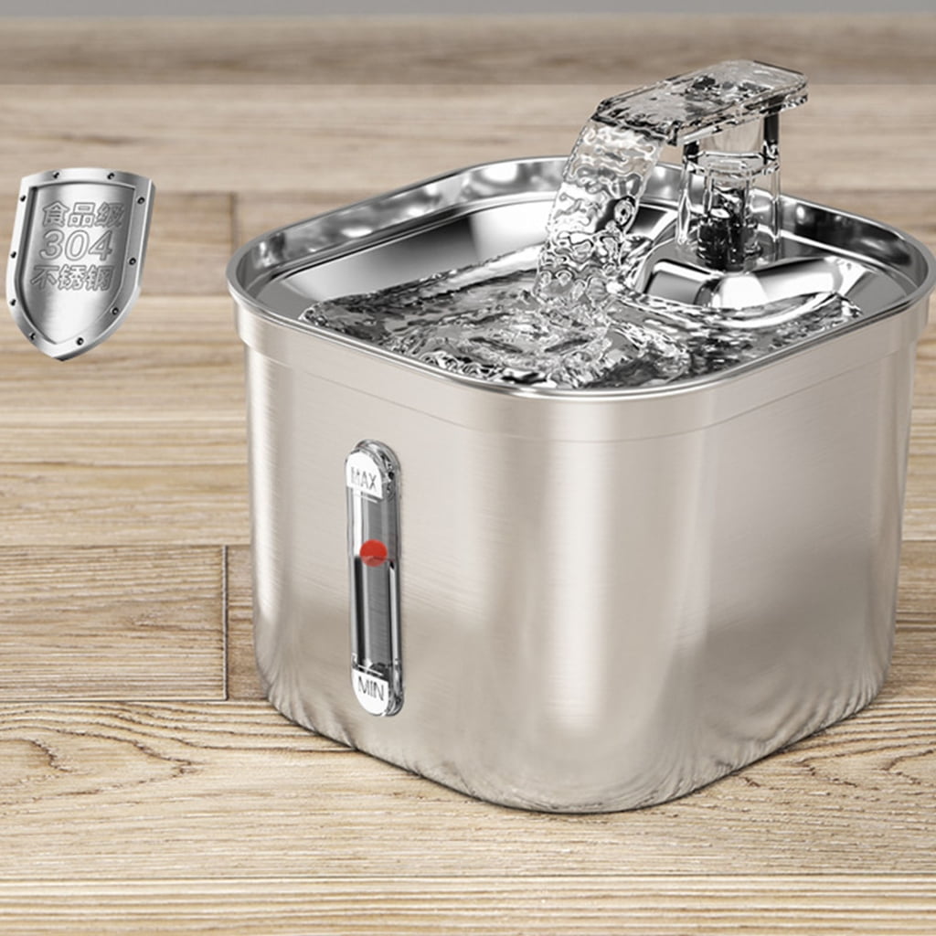 BQBQERT 2.20L Electric Cats Water Dispenser Automatic Pet Watering Bowl Drinking Fountain