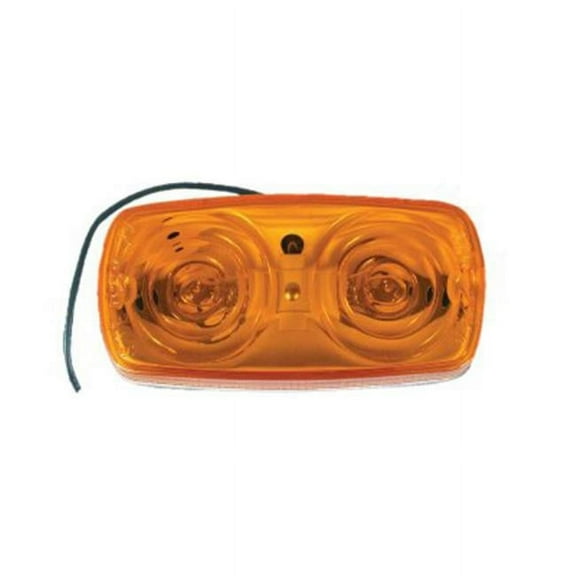 UL138000 Amber Double Bulls Eye Lens Trailer Marker & Clearance Light
