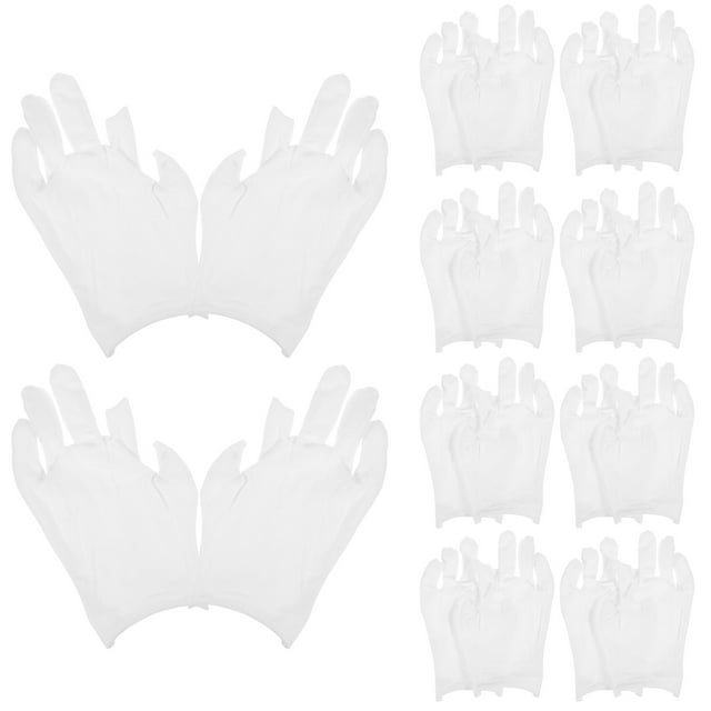 Minkissy 12 Pairs Comfortable Cotton Gloves for Dry Hands and Overnight Use