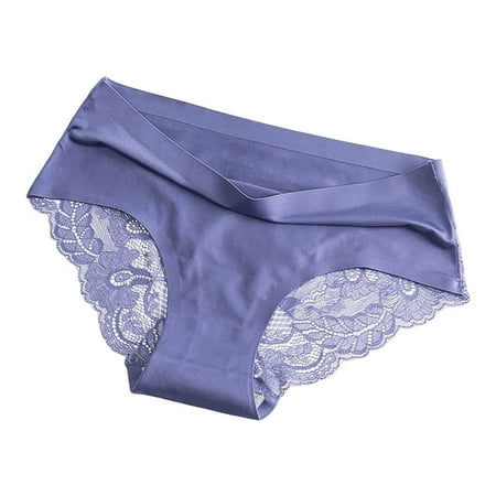 

adviicd Briefs For Women Women s Briefs Underwear Cotton High Waist Tummy Control Panties Rose Jacquard Ladies Panty Light Blue XL