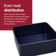 thumbnail image 6 of Zyliss Non-Stick Loose Base Square Cake Tin, 8 inch Carbon Steel, Dark Blue, 6 of 7