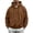 Brown -AJ10, variant on Full Zip Hoodies for Men Oversized Knit Open Front Cardigan,Lightweight, Warm for Daily Wear and Outdoor Activities Wine M