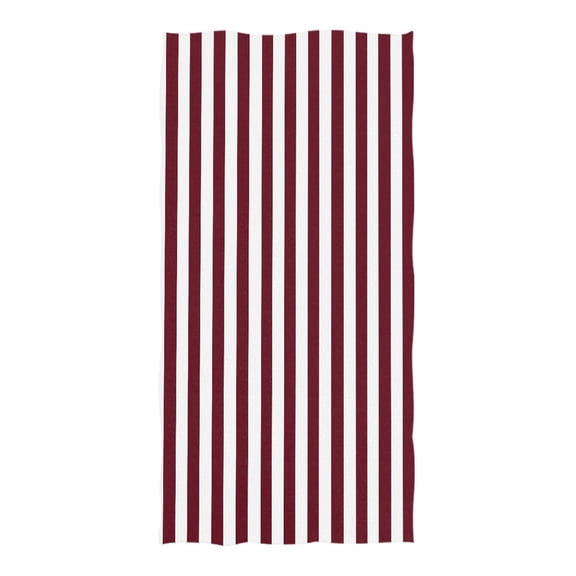 Oversized Beach Towel Extra Large Absorbent Microfiber Bath Towels Soft Quick Drying Dark Red and White Striped 74"x37"