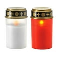 thumbnail image 5 of 2Pcs Outdoor Cemetery Ritual Waterproof Candle Lamp Solar Powered Eletric Light, 5 of 7