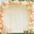 thumbnail image 1 of Cortinas de fondo PARTISKY Ivory, 2 paneles, 2,4 x 3 m, poliéster, 1 of 8