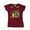 Burgundy, variant on Elf Womens North Pole Cotton T-Shirt