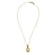 thumbnail image 2 of Collar con dije de oro laminado letra brillos U, 2 of 6