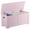 Pink, variant on NNYYS Storage Wooden Chest, Storage Bench with 2 Safety Hinges, Farmhouse Style,for Entryway, Bedroom, Living Room,Pink