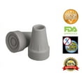 Crutch Tips Heavy Duty 7/8 Inch, Replacement Rubber Crutch Tips