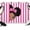 DeepPink, variant on Pink Stripes Backdrop for Photography,Fabric Photo Background Backdrop,Cartoon Funny Bow Girl Vertical Striped Photo Booth Background for Portrait Photoshoot Video Wedding Studio Decor Banner 7x5ft