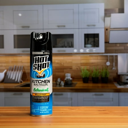 Hot Shot Kitchen Bug Killer, Aerosol Spray, 14 Ounce