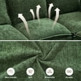 thumbnail image 5 of WUTUTUEE 55" Cloud Modular Loveseat Sofa with Storage, Modern Upholstered Chenille 2-Seater Sectional Sofa with Armrests for Living Room, Small Space, Green, 5 of 8