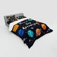 thumbnail image 3 of Ambesonne Saying Bedding Set 3 Pcs, Outer Space Star Cluster, Twin, Multicolor, 3 of 3