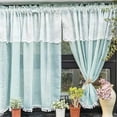 thumbnail image 7 of SLYNSHome Sheer Curtains for Windows 23.6x59 inch Valance Decoration Half Curtains for Young Girl Bedroom Kitchen Decoration, 7 of 7