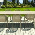 thumbnail image 4 of Air XL Extension 9 Piece Dining Set in Taupe, 4 of 6