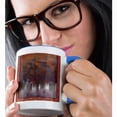 thumbnail image 2 of 3dRose, Ghost in the Graveyard, 15oz Two-Tone Blue Mug, 2 of 7