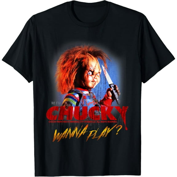 DOPASHIRT Chucky Hal.Low.Een Design Wanna Play T-Shirt Unisex S-5XL Hot Trending Shirt, Vintage Birthday Gift