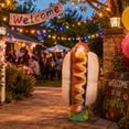 thumbnail image 5 of Hot Dog Shaped Goose Outfit Clothes, For 28.7In Porch Garden Goose Statue, Summer BBQ Outdoor Yard Decor, Outfit for Garden Porch Goose Decoration, 5 of 7