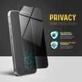 thumbnail image 2 of MagGlass for iPhone 16e Privacy Screen Protector, Anti-Spy Tinted Tempered Glass (Easy Applicator Included), 2 of 7