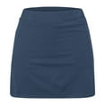 thumbnail image 3 of uublik A Line Skirts Girls Navy Tennis Skirts Golf Skort Athletic Dance Running School Sport Skirts with Shorts Size 2T-12, 3 of 5