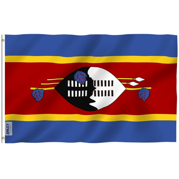 Anley Fly Breeze 3x5 Feet Eswatini (Swaziland) Flag - Swazi Flags Polyester