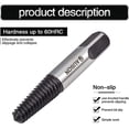 thumbnail image 5 of Jinsinto 5pcs 3.1mm-19mm Pipe Screw Extractor Bolt Remover Removal Tool Kit, 5 of 5