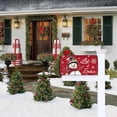 thumbnail image 6 of Christmas Snowman Mailbox Cover 25.5x21 Inch, Let It Snow Post Letter Box Covers, Holiday Xmas Magnetic Waterproof Mail Wraps for Outdoor Yard Garden Oversized Mailbox Decor, 6 of 6