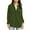 Army Green-Sweatshirts, variant on AGWOLF Long Hoodies for Women Oversized Button Lapel Sweatshirts Casual Long Sleeve Solid Color Pullover Fall Travel Tops