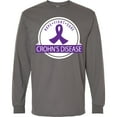 thumbnail image 3 of Inktastic Crohn's Disease Hope Fight Cure Long Sleeve T-Shirt, 3 of 5