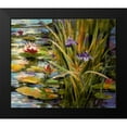thumbnail image 2 of Heighton, Brent 23x20 Black Modern Framed Museum Art Print Titled - Pond Iris, 2 of 5
