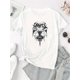 thumbnail image 2 of Camiseta De Manga Corta Para Mujer, Camisetas De Verano Para Pescar, Acampar, Uso DiarioCreative Bat Wing Pattern Printed Women'S Trendy Round Neck Short Sleeve, Simple Casual Sports T-Shirt, Comfor, 2 of 7